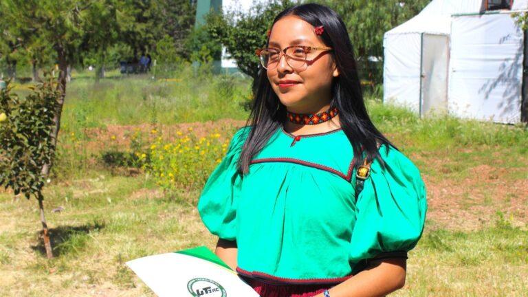 Flor Ángeles iniciará sus estudios en la ingeniería de Agricultura Sustentable y Protegida