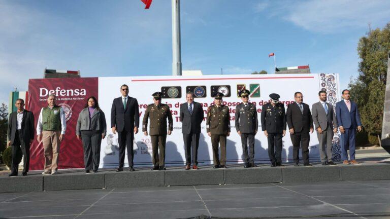 Arriba Isacc Bravo como comandate de la Onceava Zona Militar