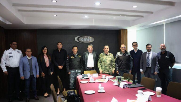 David Monreal impulsa infraestructura y seguridad junto a la CMIC