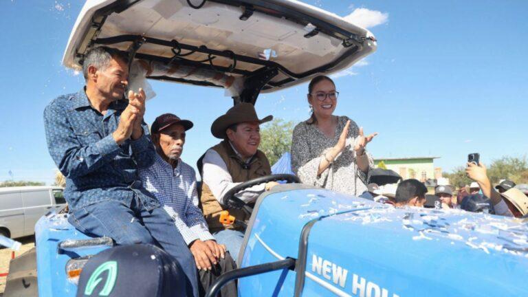 Impulsa David Monreal y Vero Díaz desarrollo agropecuario en Fresnillo
