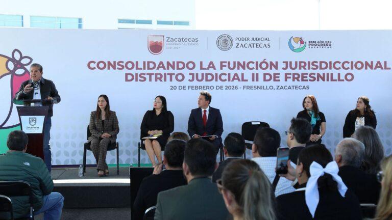 Poder Judicial fortalece infraestructura en Fresnillo