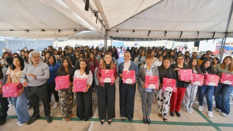 Guadalupe entrega kits menstruales y promueve salud digna