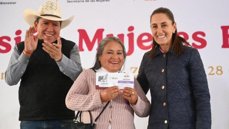 Mujeres de Zacatecas reciben Pensión Mujeres Bienestar de Claudia Sheinbaum