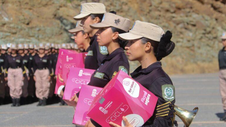 Entregan kits menstruales a estudiantes en Guadalupe