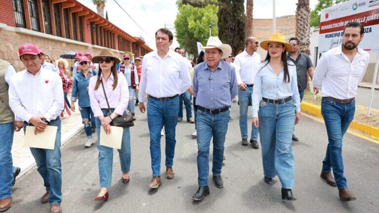 David Monreal fortalece infraestructura en Miguel Auza