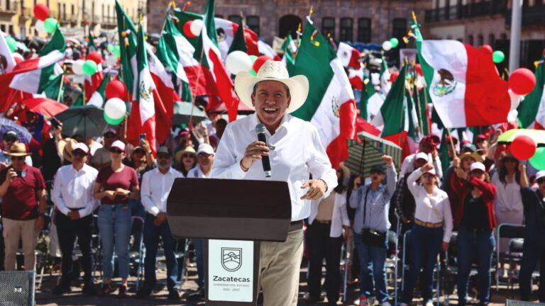 David Monreal refrenda apoyo a Claudia Sheinbaum y por la soberanía de México